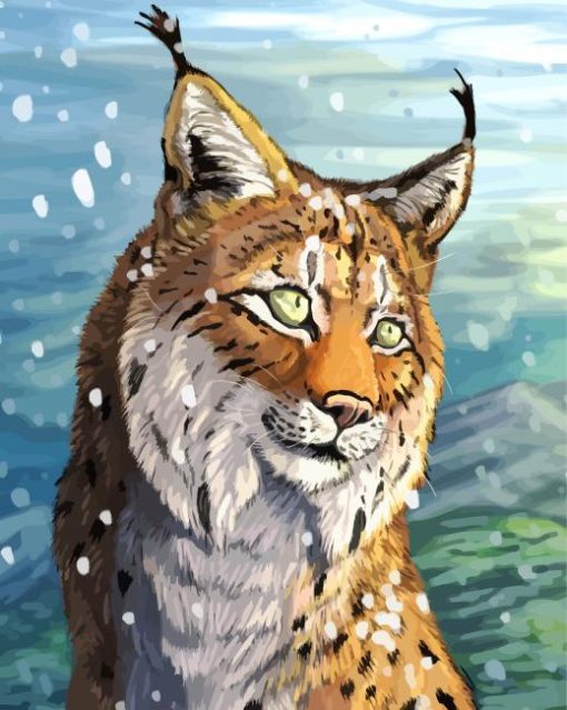 Lynx Cat Animal paint by numbers