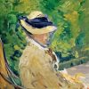 Madame Manet At Bellevue paint by numbers