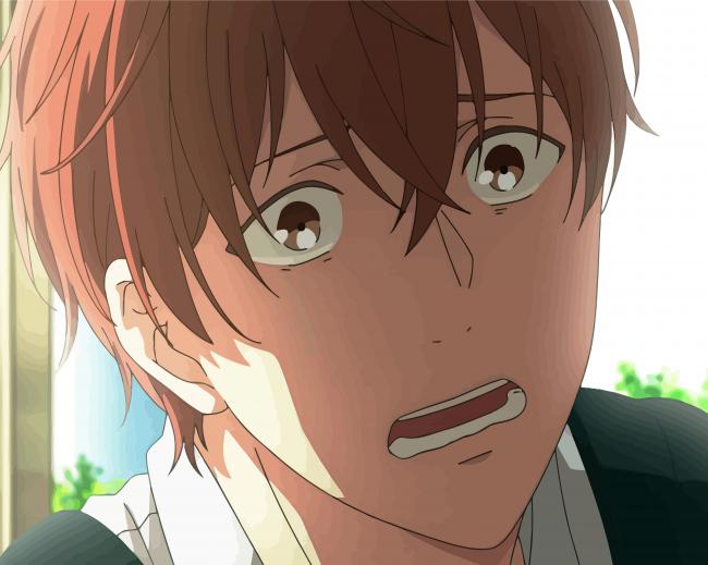 Mafuyu Satou Scared Face paint by numbers