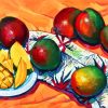 Mango Fruits Art paint by numbers