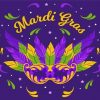 Mardi Gras Art paint by numbers