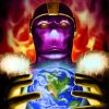Powerful Baron Zemo paint by numbers