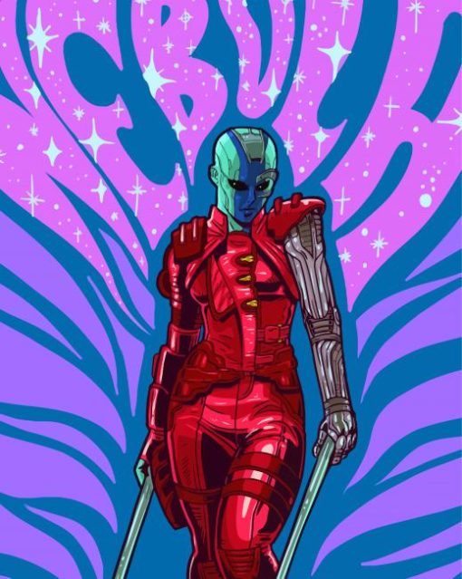 Nebula Character Art paint by numbers