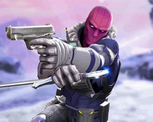 Baron Zemo With Gun paint by numbers