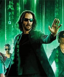 The Matrix Movie Characters paint by numbers