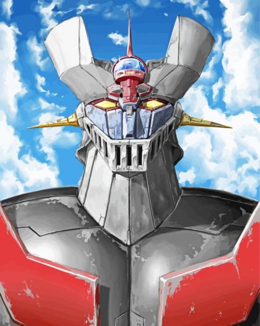 Mazinger Character paint by numbers