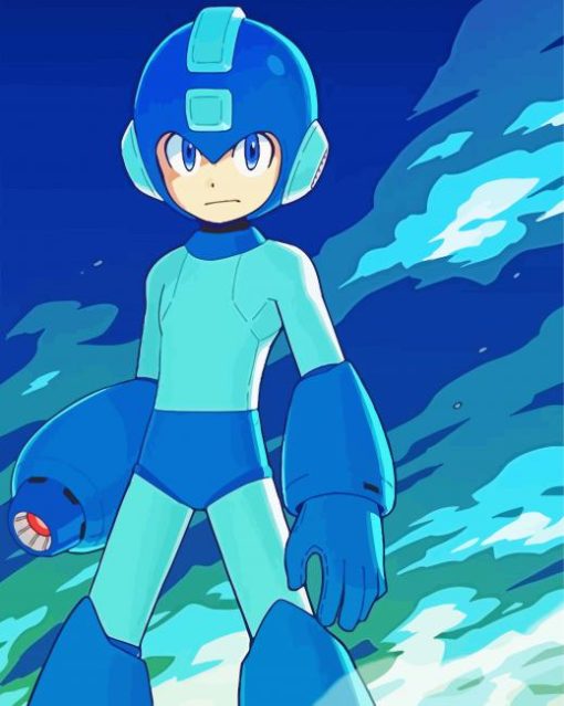 Mega Man Animation paint by numbers