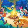 Mickey Mouse Characters Camp paint by numbers