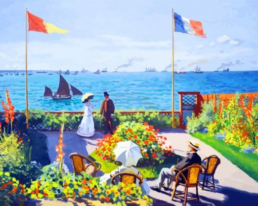 Garden At Sainte Adresse paint by numbers