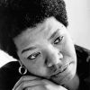 Black And White Maya Angelou paint by numbers