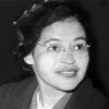 Monochrome Rosa Parks paint by numbers