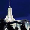 Mount Timpanogos Utah Temple At Night paint by numbers