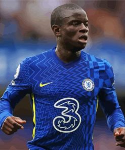N'Golo Kanté From Chelsea paint by numbers