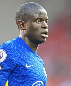 The French N'Golo Kanté paint by numbers