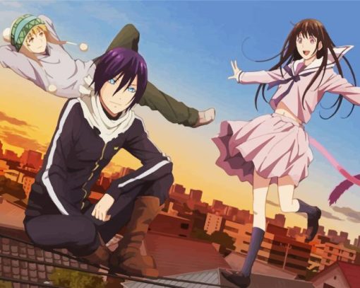 Noragami Manga Anime paint by numbers