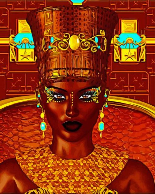 Nubian Queen paint by numbers