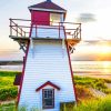 Prince Edward Island National Park Lighthouse paint by numbers