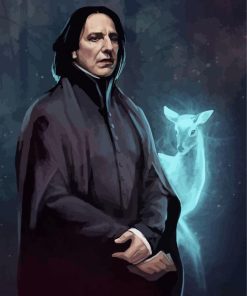 The Teacher Professor Severus Snape paint by numbers
