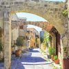 Rhodes Old Town paint by numbers