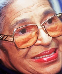 Rosa Parks Smiling paint by numbers