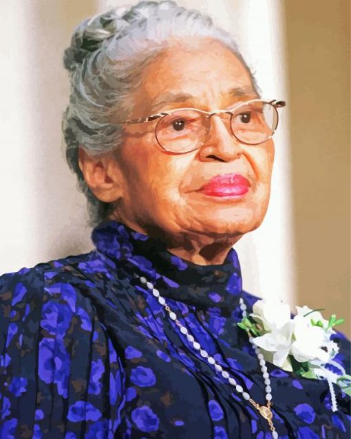 Rosa Parks paint by numbers