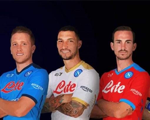 Footballers Of S S C Napoli paint by numbers