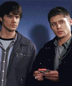 Sam And Dean Serie Characters paint by numbers