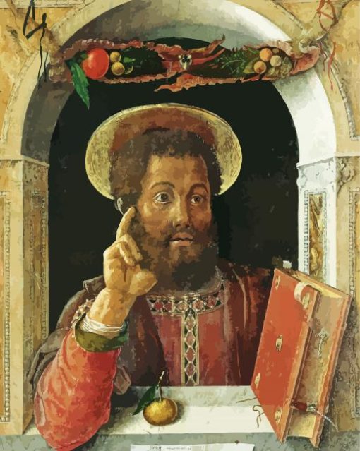 St Mark The Evangelist paint by numbers