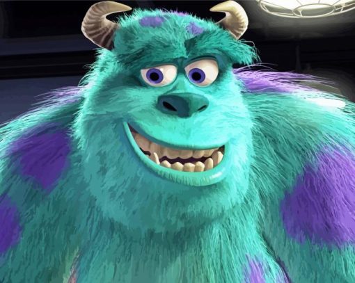 Sulley Character paint by numbers