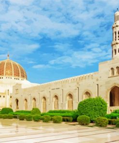 Sultan Qaboos Grand Mosque paint by numbers