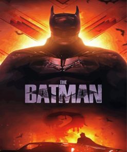 The Batman Movie Poster paint by numbers