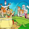 The Flintstones Families paint by numbers