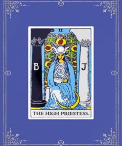 The High Priestess Card paint by numbers