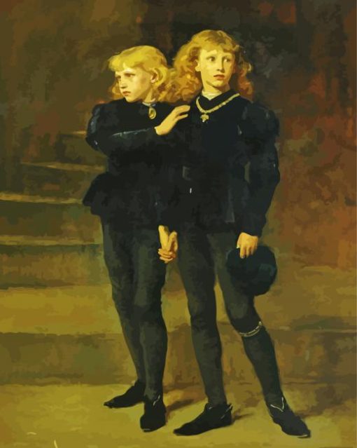 The Princes In The Tower paint by numbers