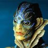 Amphibian Man Face paint by numbers