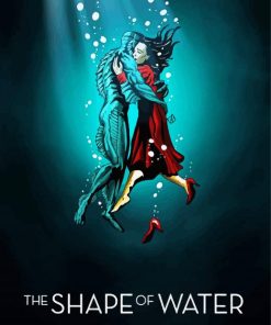 The Shape Of Water Poster paint by numbers