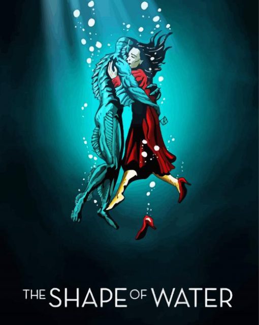 The Shape Of Water Poster paint by numbers
