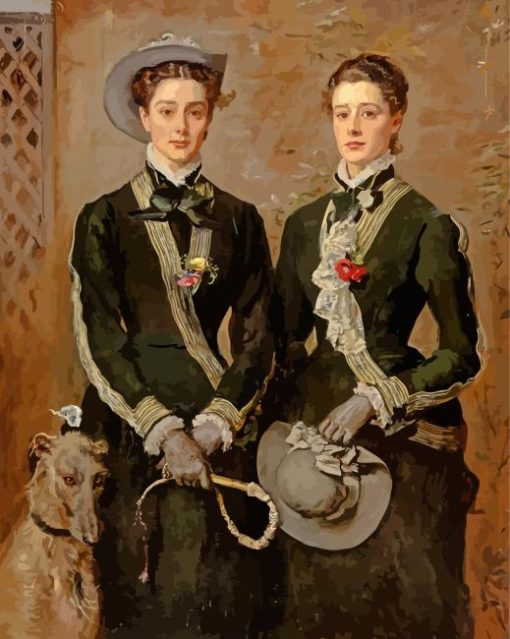 The Twins Kate And Grace Hoare paint by numbers