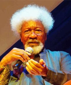 The Playwright Wole Soyinka paint by numbers