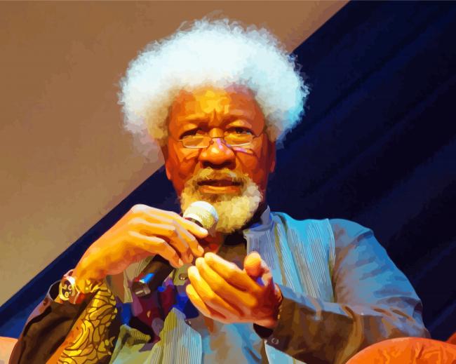 The Playwright Wole Soyinka paint by numbers