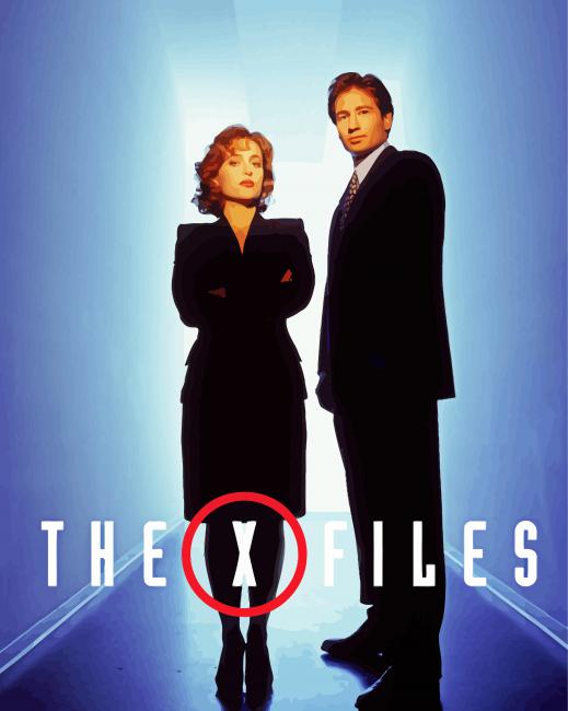 The X Files Serie paint by numbers