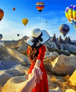 Travelling To Cappadocia paint by numbers