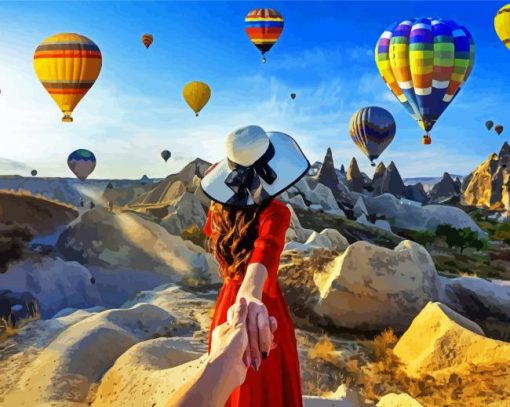 Travelling To Cappadocia paint by numbers