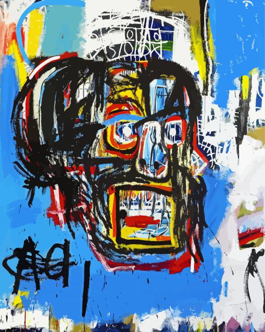 Untitled By Jean Michel Basquiat Paint By Numbers - Canvas Paint by numbers