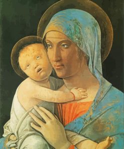 Madonna And Child paint by numbers