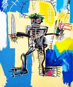 Warrior By Jean Michel Basquiat paint by numbers