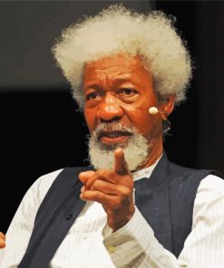 The Writer Wole Soyinka paint by numbers