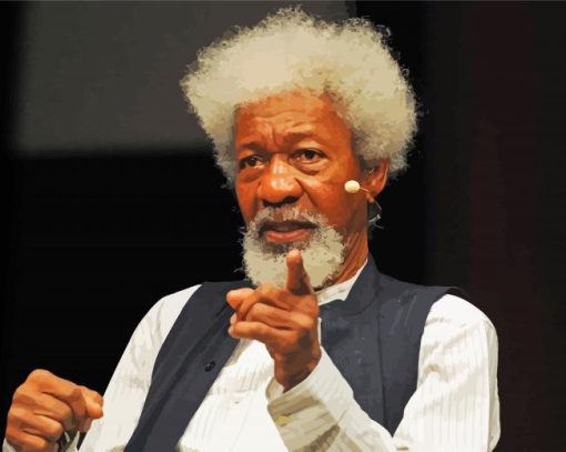 The Writer Wole Soyinka paint by numbers