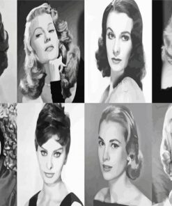 Women Hollywood Icons paint by numbers