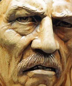 Wood Carvings Face paint by numbers